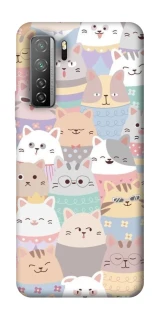 Чехол на Huawei Nova 7 SE Funny Kittens ver.2 фото 1 из 1