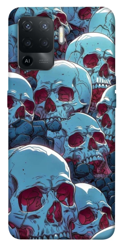 Чохол на Oppo Reno 5 Lite Skulls v2 фото 1 з 1
