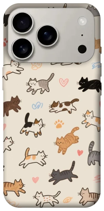 Чехол на Apple iPhone 17 Pro (6.3") Cat style ver.2 фото 1 из 1