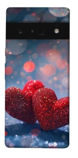 Чехол на Google Pixel 6 Pro Red hearts фото 1 из 1