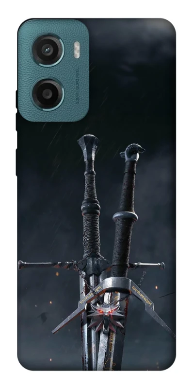 Чехол на Motorola Moto G06 Мечи Ведьмака фото 1 из 1