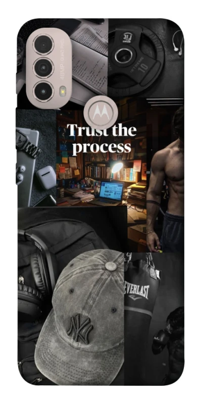 Чохол на Motorola Moto E40 Trust the Process фото 1 з 1