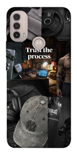 Чохол на Motorola Moto E40 Trust the Process фото 1 з 1