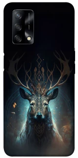 Чехол на Oppo A74 4G Скандинавский олень v2 фото 1 из 1