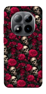 Чехол на Xiaomi Redmi Note 15 Pro 5G Черепа и розы фото 1 из 1