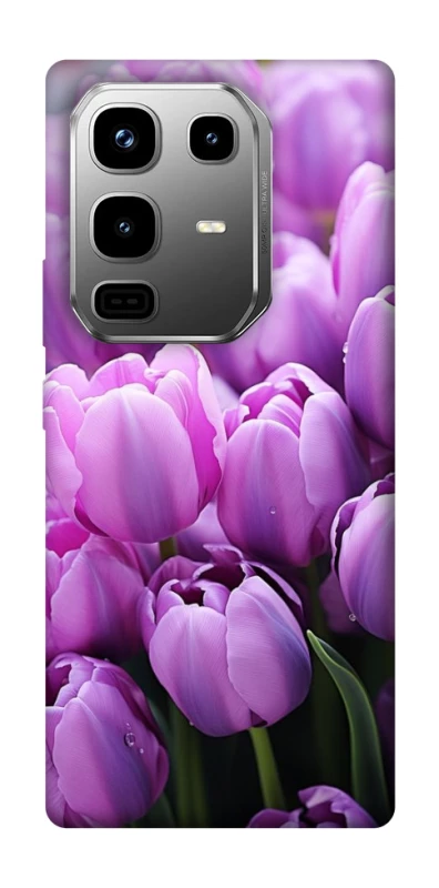 Чехол на Infinix Note 50 Pro Фиолетовые тюльпаны фото 1 из 1
