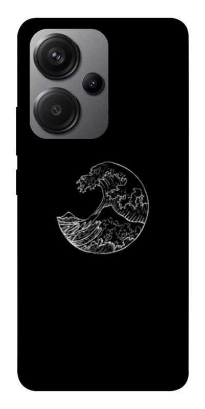Чохол на Xiaomi Redmi Note 13 Pro+ Black tsunami фото 1 з 1