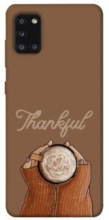 Чохол на Samsung Galaxy A31 Thankful coffee фото 1 з 1