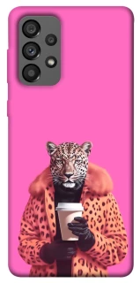 Чехол на Samsung Galaxy A73 5G Леопард с кофе фото 1 из 1