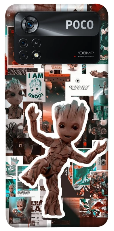 Чехол на Xiaomi Poco X4 Pro 5G Mini Groot v2 фото 1 из 1