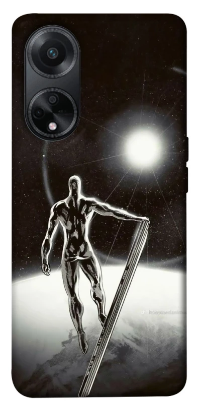 Чехол на Oppo A98 Серебряный сёрфер фото 1 из 1