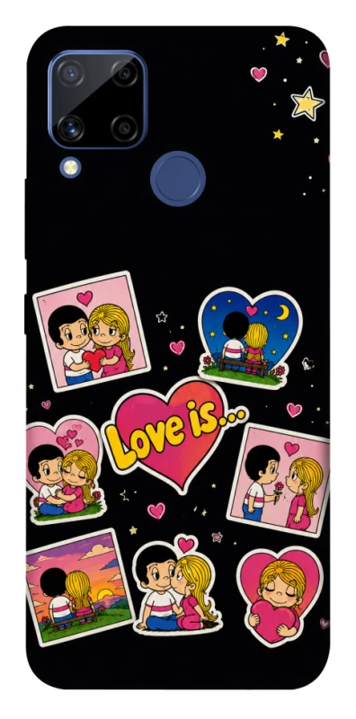 Чехол на Realme C15 Love is фото 1 из 1