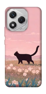 Чохол на Honor 400 Lite cat on a field фото 1 з 1