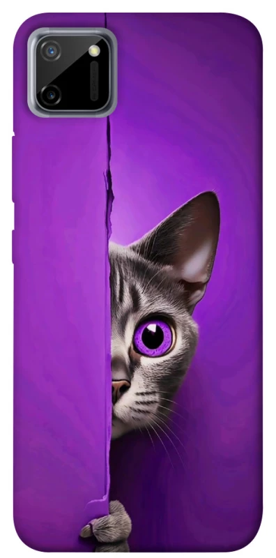 Чохол на Realme C11 Кіт-підглядач фото 1 з 1