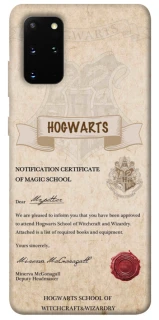 Чехол на Samsung Galaxy S20+ The Hogwarts acceptance letter фото 1 из 1