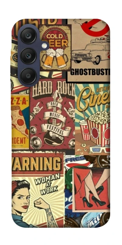 Чохол на Samsung Galaxy A25 5G Retro collage ver.2 фото 1 з 1