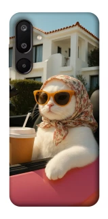Чехол на Samsung Galaxy M16 5G Stylish Cat Cruise фото 1 Чехол на Samsung Galaxy M16 5G Stylish Cat Cruise фото 1 из 1