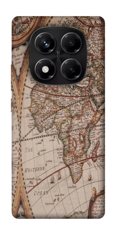 Чехол на Xiaomi Redmi Note 14 Pro 5G Карта путешествий фото 1 из 1