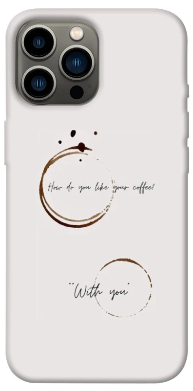 Чохол на Apple iPhone 12 Pro Max (6.7") Coffee with you фото 1 з 1