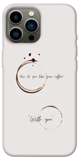 Чехол на Apple iPhone 13 Pro Max (6.7") Coffee with you фото 1 из 1