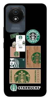 Чехол на Vivo Y02 Starbucks coffee фото 1 из 1