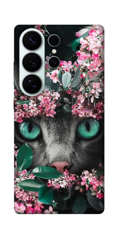 Чохол на Samsung Galaxy S26 Pro Кіт в квітах фото 1 з 1