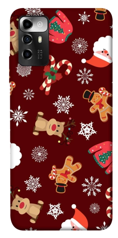 Чехол на ZTE Blade V40 Vita Новогодний v6 фото 1 из 1