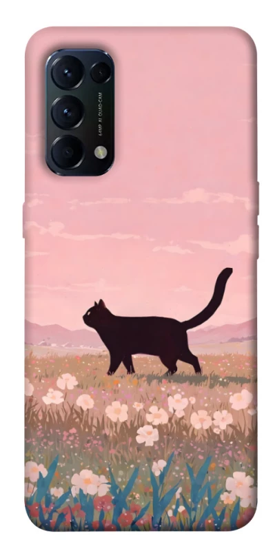 Чохол на Oppo Reno 5 4G cat on a field фото 1 з 1