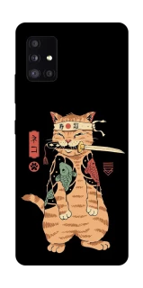 Чехол на Samsung Galaxy A51 5G Кот-самурай фото 1 из 1