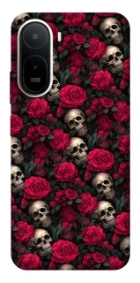 Чохол на Xiaomi Redmi A7 Pro 4G Черепа та рози фото 1 з 2