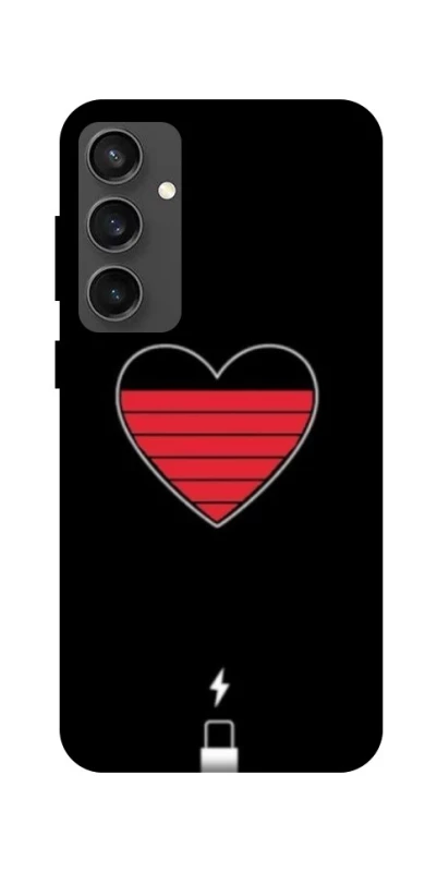 Чехол на Samsung Galaxy S24 FE Charge your heart фото 1 из 1