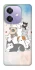Чохол на Oppo A3 4G Funny Pets ver.2 фото 1 з 1