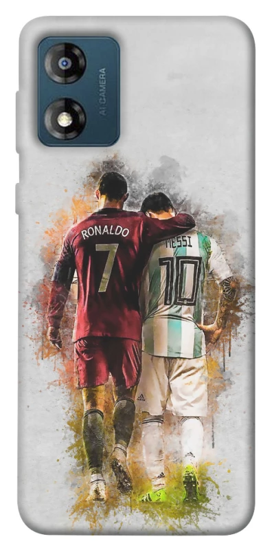 Чохол на Motorola Moto E13 Ronaldo та Messi фото 1 з 1