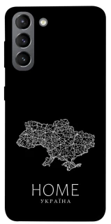 Чохол на Samsung Galaxy S21 Ukraine black map фото 1 з 1