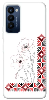 Чехол на TECNO Camon 18 Вышиванка на смартфон фото 1 из 1