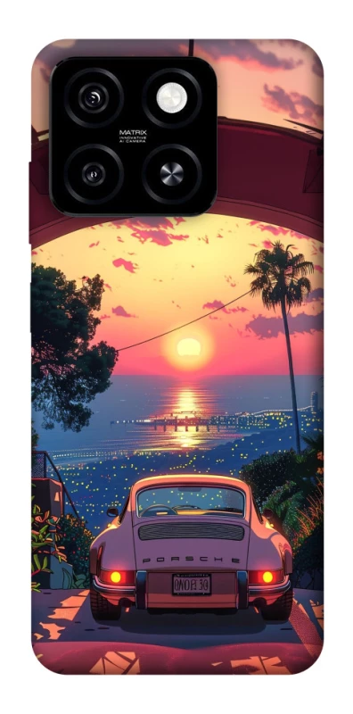 Чохол на ZTE Blade A55 4G Porsche at sunset фото 1 з 1