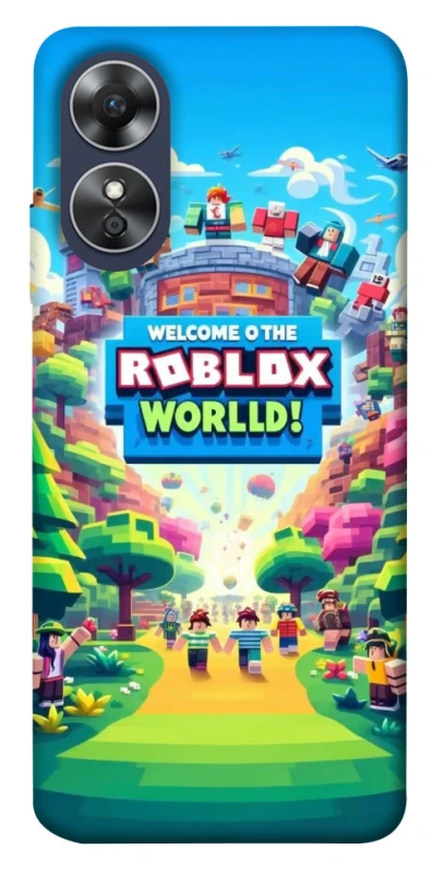 Чехол на Oppo A17 Roblox World фото 1 из 1