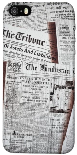 Чехол на Apple iPhone 5/5S/SE Газеты фото 1 из 1