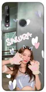 Чехол на Huawei P40 Lite E Sakura - LE SSERAFIM фото 1 из 1