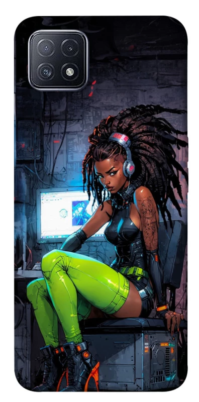 Чехол на Oppo A73 Cyber girl фото 1 из 1