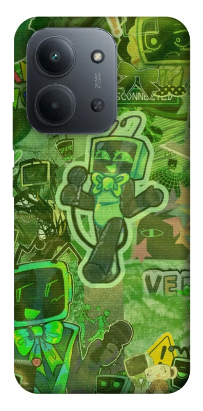 Чохол на Xiaomi Redmi 15C (Global) Dandysworld tv green theme фото 1 з 1