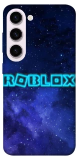 Чехол на Samsung Galaxy S23+ Roblox Space Logo Blue фото 1 из 1