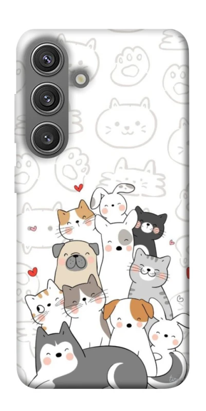 Чехол на Samsung Galaxy S24 FE Funny Pets фото 1 из 1