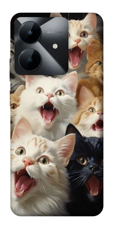 Чехол на Realme Note 60x Коты фото 1 из 1