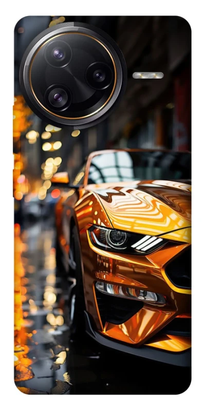 Чохол на Xiaomi Poco F7 Pro Golden sports car фото 1 з 1