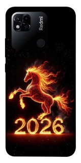 Чехол на Xiaomi Redmi 10A Red Fire Horse ver.1 фото 1 из 1