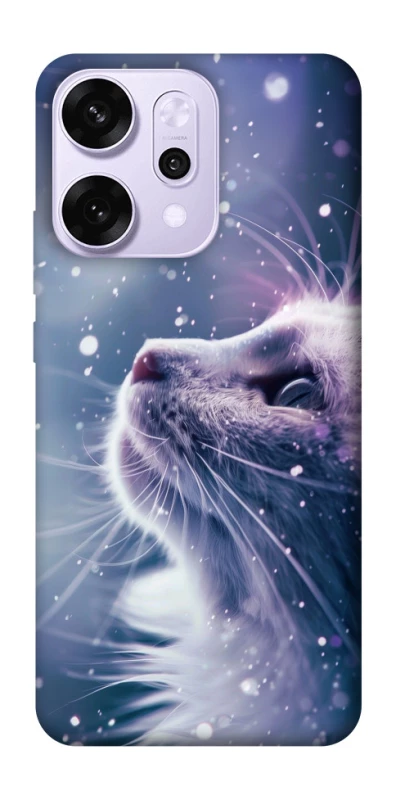 Чехол на Oppo Reno 14 Pro Snow cat фото 1 из 1