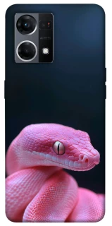 Чехол на Oppo Reno 7 4G Розовая Змея фото 1 из 1
