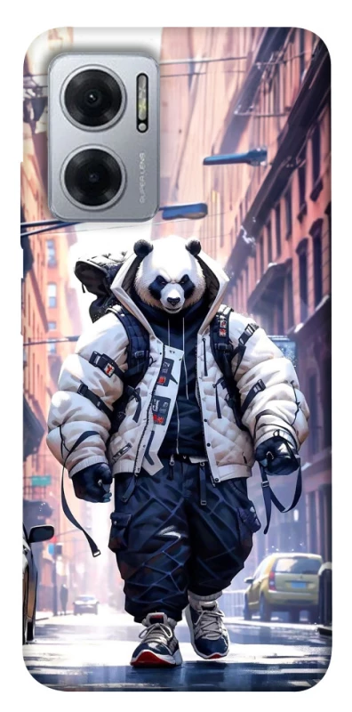 Чехол на Xiaomi Redmi Note 11E Панда курьер фото 1 из 1