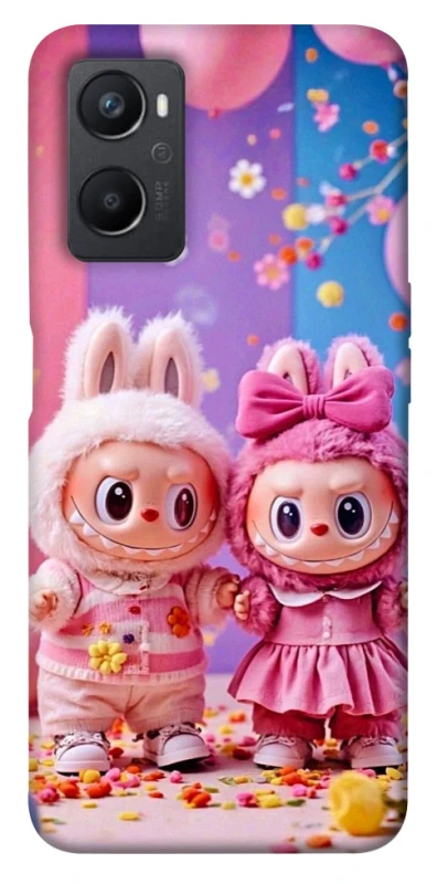Чохол на Oppo A96 Labubu twins ver.2 фото 1 з 1